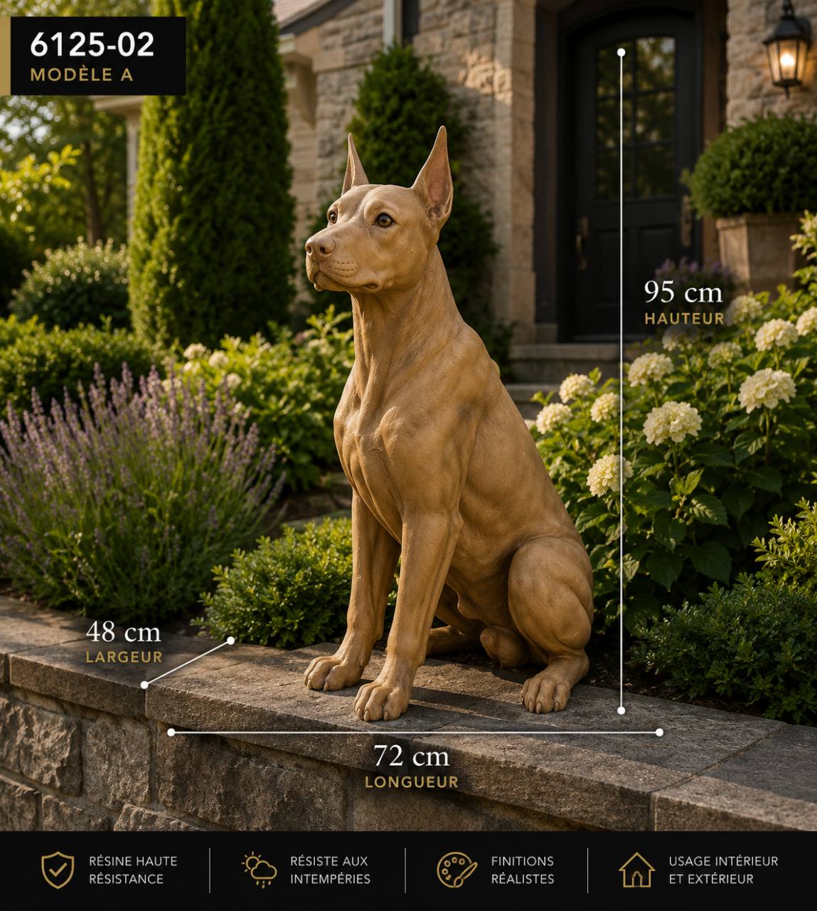 Hundestatue 6125-02